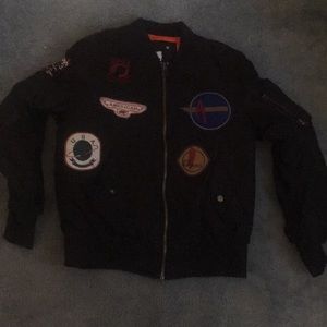 Black | American Stitch Bomber Jacket Size Medium
